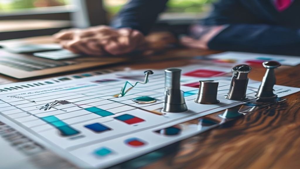 Business growth chart and strategic scaling strategies