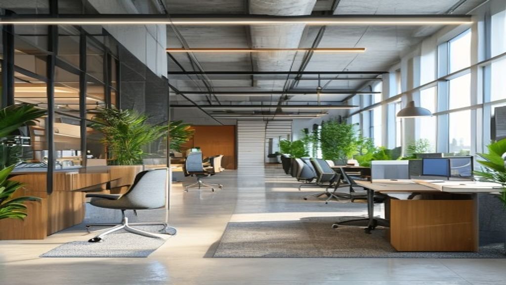 Modern coworking space vs traditional cubicle office design